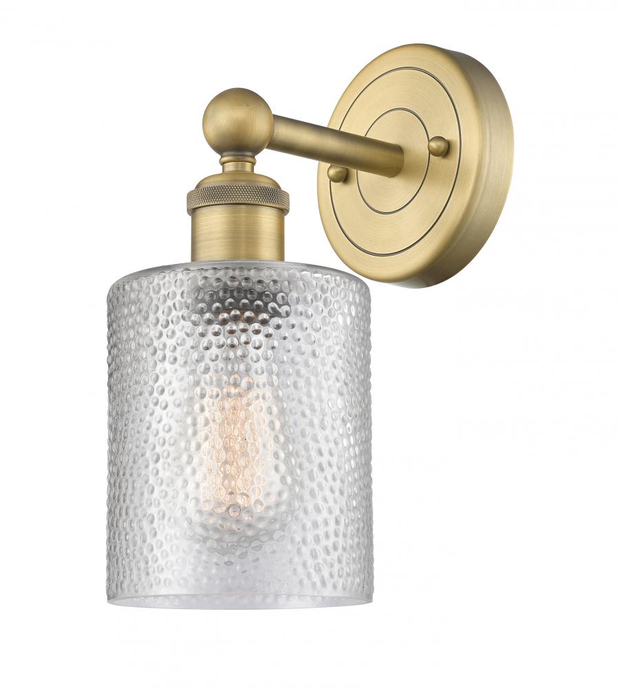 Cobbleskill - 1 Light - 5 inch - Brushed Brass - Sconce