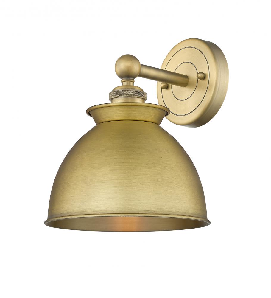 Adirondack - 1 Light - 8 inch - Brushed Brass - Sconce