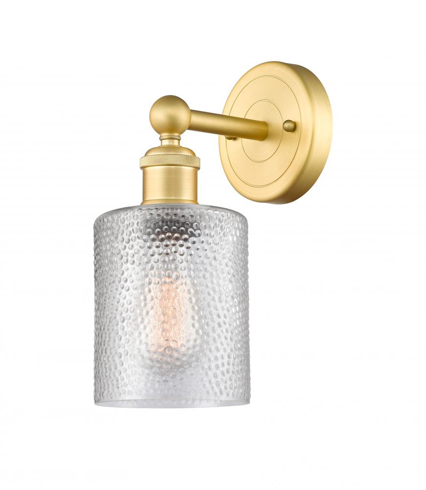 Cobbleskill - 1 Light - 5 inch - Satin Gold - Sconce