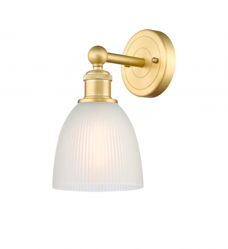 Castile - 1 Light - 6 inch - Satin Gold - Sconce