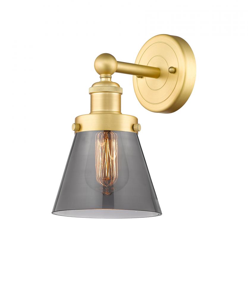 Cone - 1 Light - 6 inch - Satin Gold - Sconce