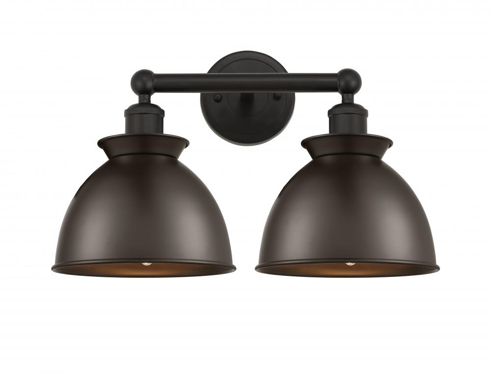 Adirondack - 2 Light - 17 inch - Oil Rubbed Bronze - Bath Vanity Light