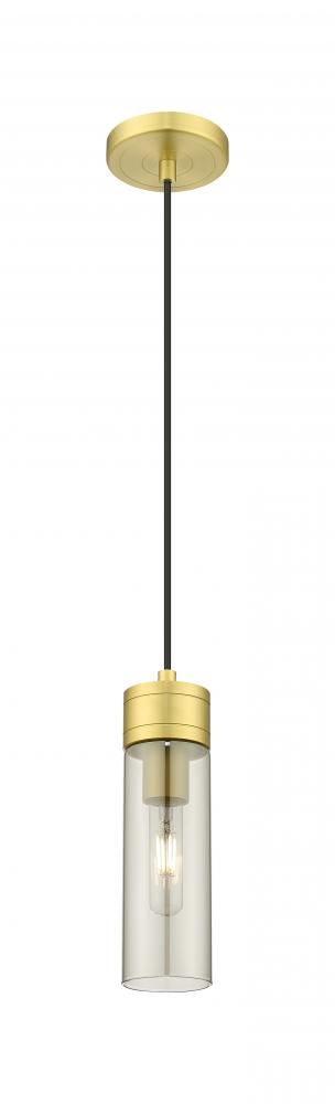 Boreas - 1 Light - 3 inch - Satin Gold - Cord Hung - Mini Pendant