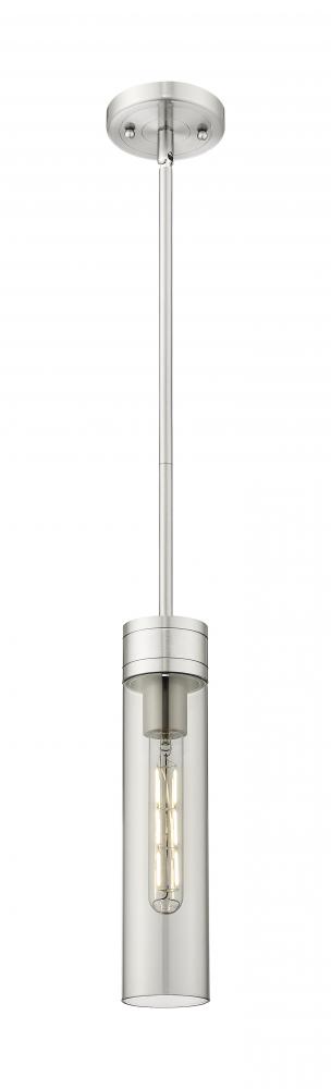 Boreas - 1 Light - 3 inch - Satin Nickel - Stem Hung - Mini Pendant