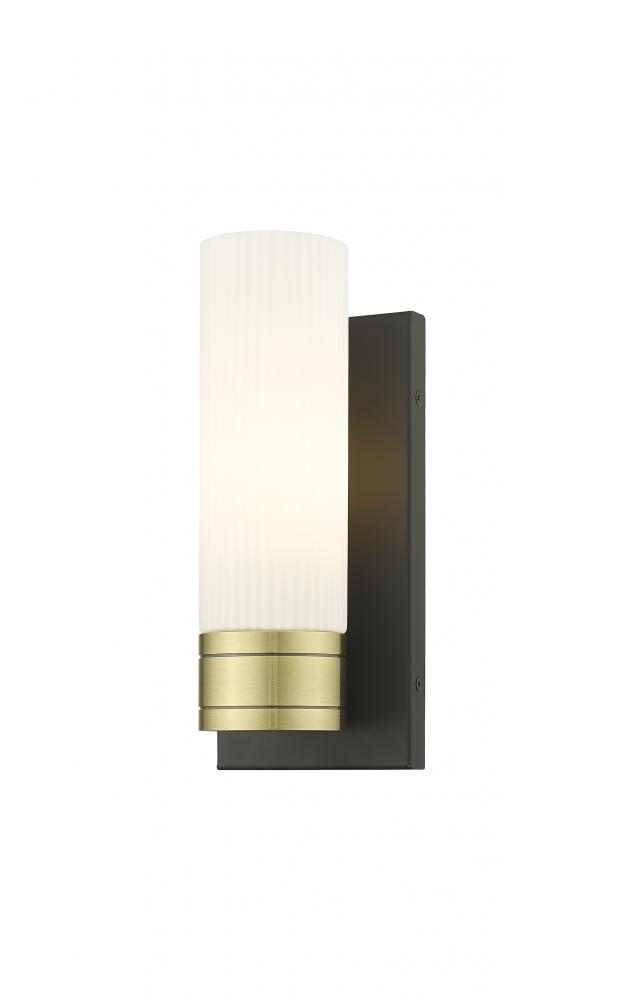 Boreas - 1 Light - 5 inch - Black Antique Brass - Sconce