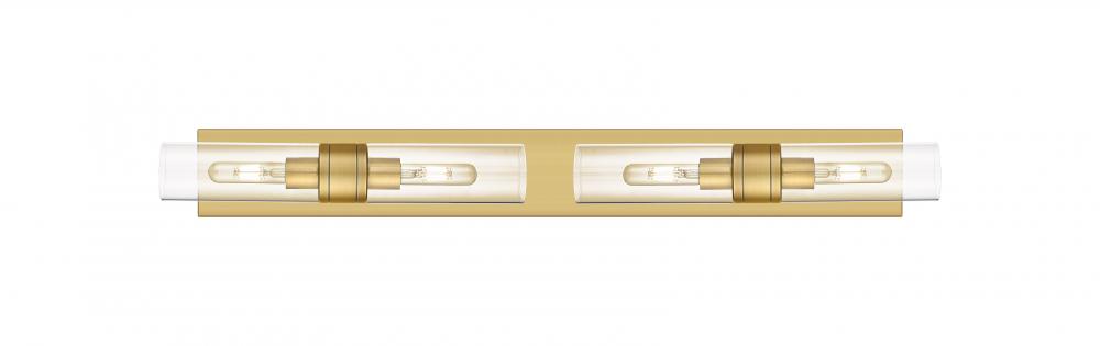 Boreas - 4 Light - 39 inch - Brushed Brass - Bath Vanity Light