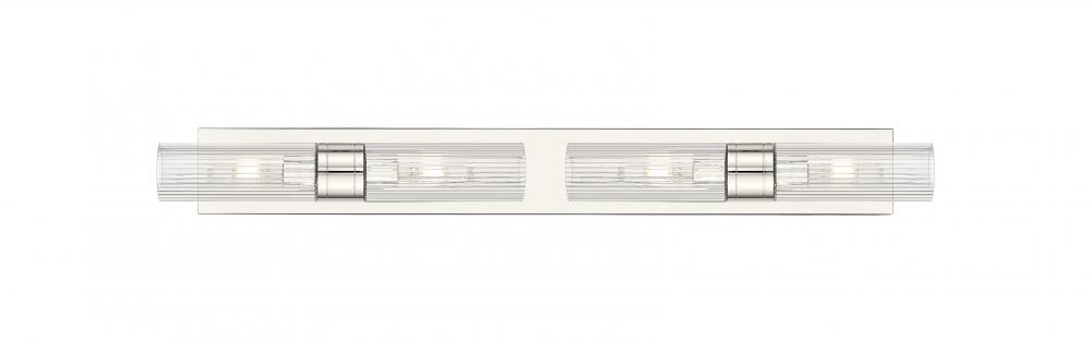 Boreas - 4 Light - 39 inch - Polished Nickel - Bath Vanity Light