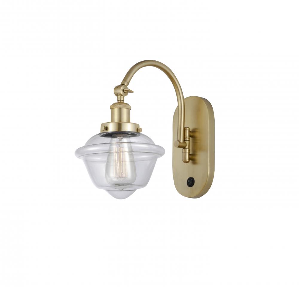 Oxford - 1 Light - 8 inch - Satin Gold - Sconce