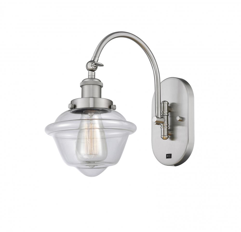 Oxford - 1 Light - 8 inch - Brushed Satin Nickel - Sconce