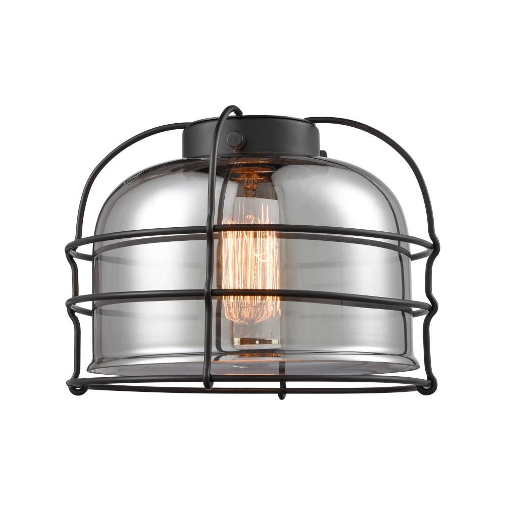 Bell Cage 9" Diameter Wire Cage - Plated Smoke Shade