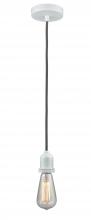 Innovations Lighting 100W-10GY-0W - Whitney - 1 Light - 2 inch - White - Cord hung - Mini Pendant