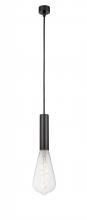 Innovations Lighting 198-1P-BK-BB95LED - Edison - 1 Light - 4 inch - Matte Black - Cord hung - Mini Pendant