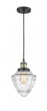 Innovations Lighting 201C-BAB-G664-7 - Bullet - 1 Light - 7 inch - Black Antique Brass - Cord hung - Mini Pendant