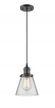 Innovations Lighting 201C-OB-G62 - Cone - 1 Light - 6 inch - Oil Rubbed Bronze - Cord hung - Mini Pendant