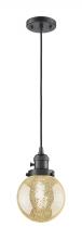 Innovations Lighting 201CSW-OB-G208-6 - Beacon - 1 Light - 6 inch - Oil Rubbed Bronze - Cord hung - Mini Pendant