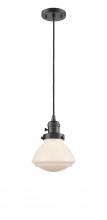 Innovations Lighting 201CSW-OB-G321 - Olean - 1 Light - 7 inch - Oil Rubbed Bronze - Cord hung - Mini Pendant