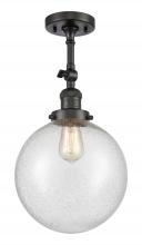 Innovations Lighting 201F-OB-G204-10 - Beacon - 1 Light - 10 inch - Oil Rubbed Bronze - Adjustable Semi-Flush Mount