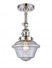Innovations Lighting 201FSW-PN-G534 - Small Oxford 1 Light Semi-Flush Mount
