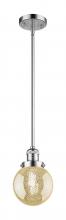 Innovations Lighting 201S-PC-G208-6 - Beacon - 1 Light - 6 inch - Polished Chrome - Stem Hung - Mini Pendant