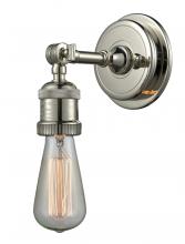 Innovations Lighting 203BP-NH-PN - Bare Bulb 1 Light Sconce