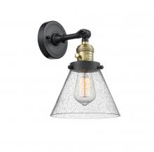 Innovations Lighting 203SW-BAB-G44 - Cone - 1 Light - 8 inch - Black Antique Brass - Sconce