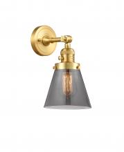 Innovations Lighting 203SW-SG-G63 - Cone - 1 Light - 6 inch - Satin Gold - Sconce