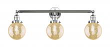 Innovations Lighting 205-PC-G208-6 - Beacon - 3 Light - 30 inch - Polished Chrome - Bath Vanity Light