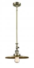 Innovations Lighting 206-AB-MFR-AB-12 - Appalachian - 1 Light - 12 inch - Antique Brass - Stem Hung - Adjustable Mini Pendant
