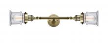 Innovations Lighting 208L-AB-G182S - Canton - 2 Light - 6 inch - Antique Brass - Adjustable Bath Vanity Light