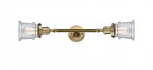 Innovations Lighting 208L-BB-G184S - Canton - 2 Light - 6 inch - Brushed Brass - Adjustable Bath Vanity Light