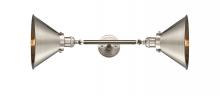 Innovations Lighting 208L-SN-M10-SN - Briarcliff - 2 Light - 10 inch - Brushed Satin Nickel - Adjustable Bath Vanity Light