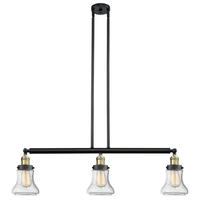 Innovations Lighting 213-BAB-G194 - Bellmont - 3 Light - 39 inch - Black Antique Brass - Stem Hung - Island Light