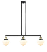 Innovations Lighting 213-BAB-G531 - Oxford - 3 Light - 40 inch - Black Antique Brass - Stem Hung - Island Light