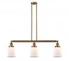 Innovations Lighting 213-BB-G181 - Canton - 3 Light - 39 inch - Brushed Brass - Stem Hung - Island Light