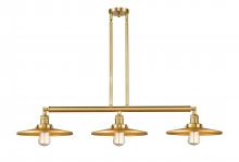 Innovations Lighting 213-SG-MFR-SG-12 - Appalachian - 3 Light - 45 inch - Satin Gold - Stem Hung - Adjustable Island Light