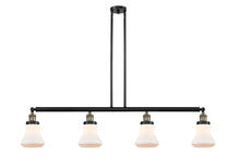 Innovations Lighting 214-BAB-G191 - Bellmont - 4 Light - 51 inch - Black Antique Brass - Stem Hung - Adjustable Island Light