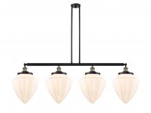 Innovations Lighting 214-BAB-G661-12 - Bullet - 4 Light - 50 inch - Black Antique Brass - Stem Hung - Adjustable Island Light