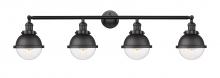 Innovations Lighting 215-BK-HFS-62-BK - Hampden - 4 Light - 46 inch - Matte Black - Bath Vanity Light