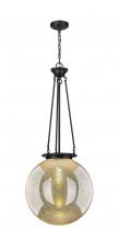 Innovations Lighting 221-1P-BK-G208-18 - Beacon - 1 Light - 18 inch - Matte Black - Chain Hung - Pendant