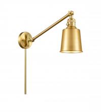 Innovations Lighting 237-SG-M9-SG - Addison - 1 Light - 8 inch - Satin Gold - Swing Arm