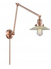 Innovations Lighting 238-AC-G2 - Halophane - 1 Light - 9 inch - Antique Copper - Swing Arm