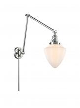 Innovations Lighting 238-PC-G661-7 - Bullet - 1 Light - 7 inch - Polished Chrome -Adjustable Swing Arm