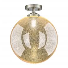 Innovations Lighting 284-1C-SN-G208-12 - Beacon - 1 Light - 12 inch - Brushed Satin Nickel - Semi-Flush Mount