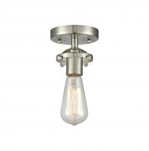 Innovations Lighting 284-1C-SN - Beacon - 1 Light - 6 inch - Brushed Satin Nickel - Semi-Flush Mount