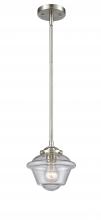 Innovations Lighting 284-1S-SN-G534 - Oxford - 1 Light - 8 inch - Brushed Satin Nickel - Cord hung - Mini Pendant