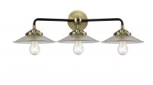Innovations Lighting 284-3W-BAB-G2 - Halophane 3 Light Bath Vanity Light