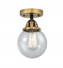 Innovations Lighting 288-1C-BAB-G204-6 - Beacon - 1 Light - 6 inch - Black Antique Brass - Semi-Flush Mount