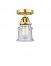 Innovations Lighting 288-1C-SG-G184S - Canton - 1 Light - 5 inch - Satin Gold - Semi-Flush Mount