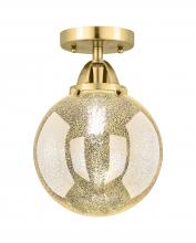 Innovations Lighting 288-1C-SG-G208-8 - Beacon - 1 Light - 8 inch - Satin Gold - Semi-Flush Mount