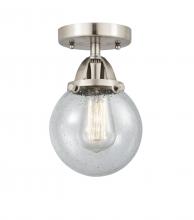 Innovations Lighting 288-1C-SN-G204-6 - Beacon - 1 Light - 6 inch - Brushed Satin Nickel - Semi-Flush Mount